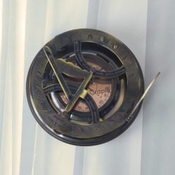 Gilbert & Sons Antique Brass Sundial Compass - Image 2