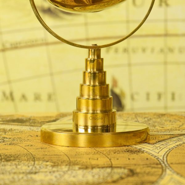 Antique Brass Gimbal Compass - Image 3