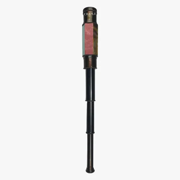 Ascent India Antique Style Brass Folding Telescope - Image 2