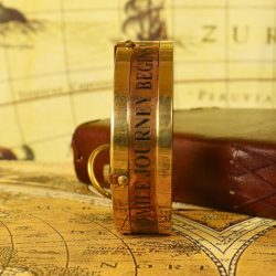 Magnifying Map Reader Spencer Compass |Shiny Brass, Needle Stop | Collector's Gift & Wooden Box - Image 6