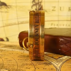 Magnifying Map Reader Spencer Compass |Shiny Brass, Needle Stop | Collector's Gift & Wooden Box - Image 6