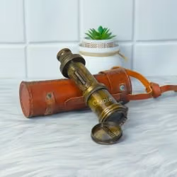 16.5" Dollond London Telescope | Antique Brass, 4-Pipe Extendable | Nautical Collectible & Decor Gift - Image 5