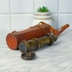 16.5" Dollond London Telescope | Antique Brass, 4-Pipe Extendable | Nautical Collectible & Decor Gift - Image 3