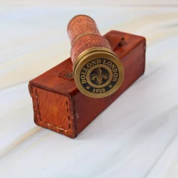 Antique Brass Dollond London 1920 Telescope - Image 7