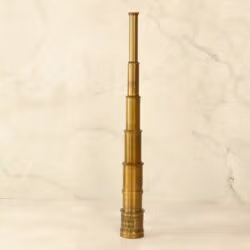 20" Victorian Marine Telescope Antique Brass | 5-Pipe Extendable, Achromatic Lens | Nautical Decor & Gift with Rosewood Box - Image 7