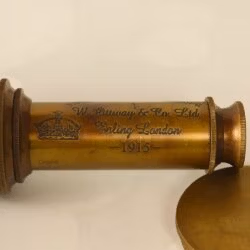 20" Victorian Marine Telescope Antique Brass | 5-Pipe Extendable, Achromatic Lens | Nautical Decor & Gift with Rosewood Box - Image 3