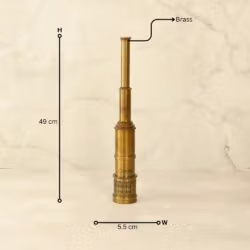 20" Victorian Marine Telescope Antique Brass | 5-Pipe Extendable, Achromatic Lens | Nautical Decor & Gift with Rosewood Box - Image 8
