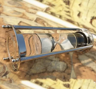 brass hourglass