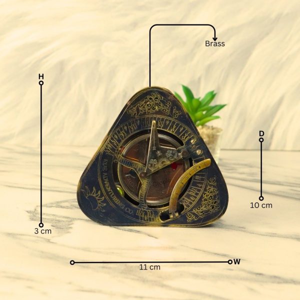 Gilbert & Sons Triangle Sundial Compass - Nautical Treasure - Image 10