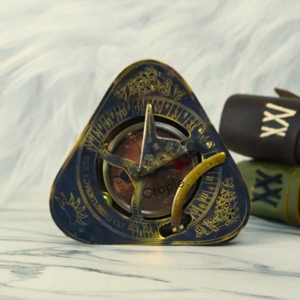 Gilbert & Sons Triangle Sundial Compass - Nautical Treasure - Image 9