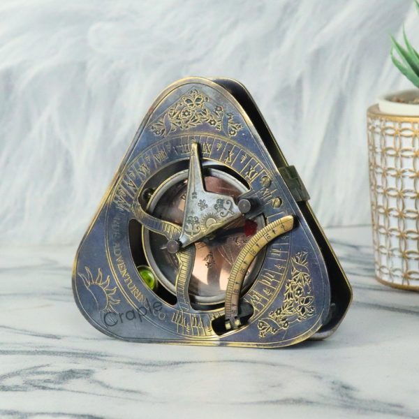 Gilbert & Sons Triangle Sundial Compass - Nautical Treasure - Image 7