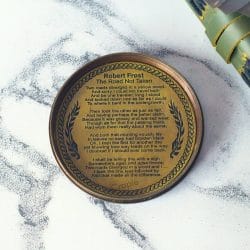 Antique Brass Compass with 40-Year Calendar | Wooden Box, Handcrafted | Collector's & Executive Gift - Image 6