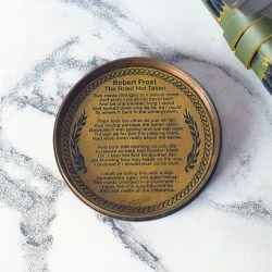 Antique Brass Compass with 40-Year Calendar | Wooden Box, Handcrafted | Collector's & Executive Gift - Image 6