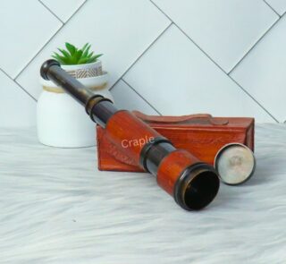 Antique Brass Telescope