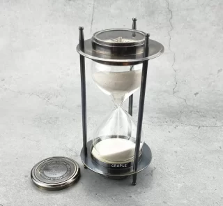 Henry Hughes Brass Hourglass