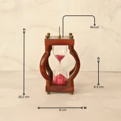 Sundial Personalized Wood Hourglass - Image 3