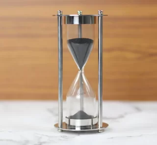 Handmade Steel Hourglass