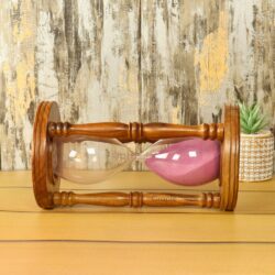 1 Hour Rosewood Hourglass - Image 4