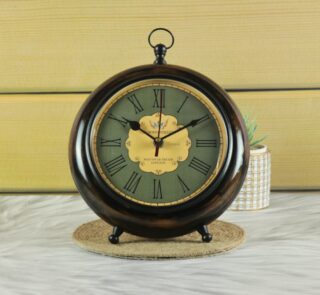 49 Bond Street Wood Table Clock (3)