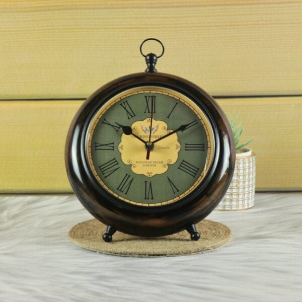 49 Bond Street Wood Table Clock (3)