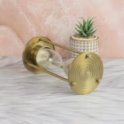 Premium Decor Masterpiece 5 Min Aluminium Hourglass - Image 3