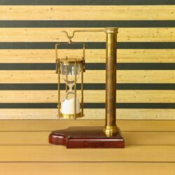 Hanging Brass Hourglass