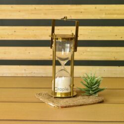 Stunning Hanging Brass Hourglass, Vintage Style, Rare Find, Nautical Sand clock - Image 4