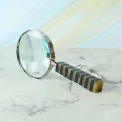 Handheld Brass Vintage Magnifying Glass - Image 5
