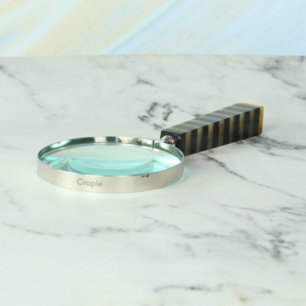 Handheld Brass Vintage Magnifying Glass - Image 4