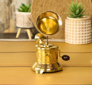 Brass Dummy Gramophone Decorative Gift Item