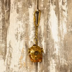 Handmade Diver Helmet Keychain | Miniature Nautical Replica | Unique Pocket Gift & Accessory - Image 4