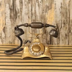 European Style Rotary Dial Retro Landline Telephone