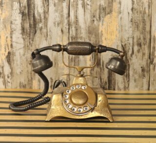 European Style Rotary Dial Retro Landline Telephone