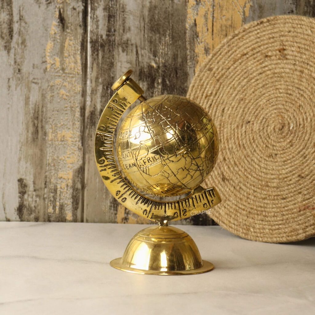 Handmade Brass Decorative Globe 1