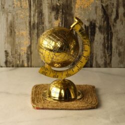 Handmade Brass Decorative Globe | Engraved World Map, Detachable Sphere | Desk Decor & Unique Gift Accent - Image 5