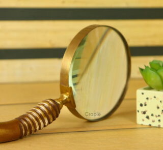 Stylish Reading Horn Shape Handheld Magnifying Glass