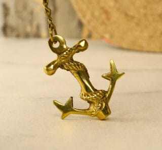 Anchor with Rope Key Chain