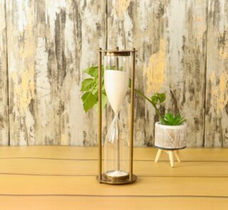 Nautical White Hourglass