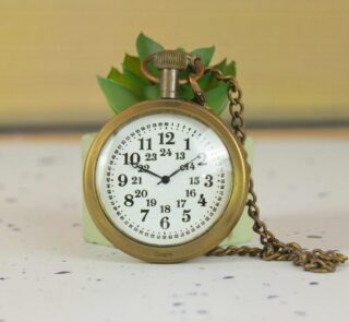Brass Stylish Pocket Watch