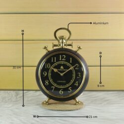 Premium Vintage Table Top, Desk & Hanging Style Clock - Image 5