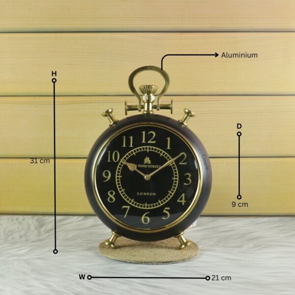 Premium Vintage Table Top, Desk & Hanging Style Clock - Image 5