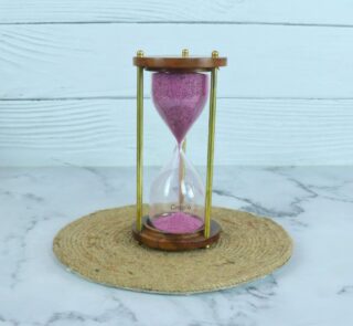 Brass Wood Hourglass