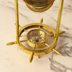 Kelvin & Hughes London 1917 Rotable Desk Hourglass - Image 5