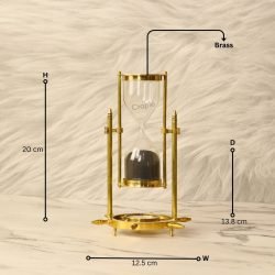 Kelvin & Hughes London 1917 Rotable Desk Hourglass - Image 6