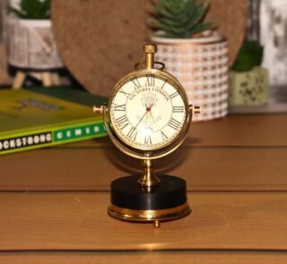 Brass Table Clock