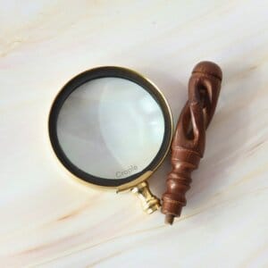Light Weight Brass Magnifying Glass