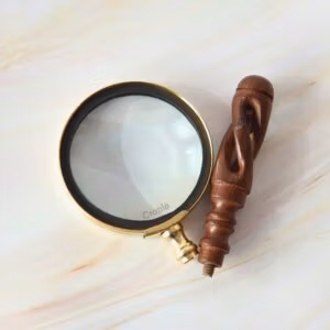 Light Weight Brass Magnifying Glass