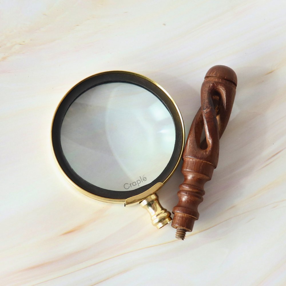 Light Weight Brass Magnifying Glass