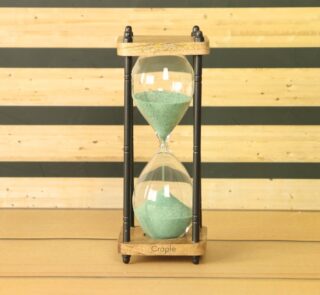 Brass & Wood Handcrafted Sand Timer
