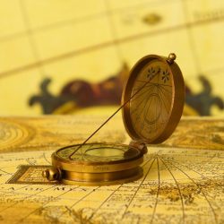 Handcrafted Dori Sundial Compass | Antique Brass, String Gnomon, Pocket Size | Historical Timekeeping & Collector's Gift - Image 3